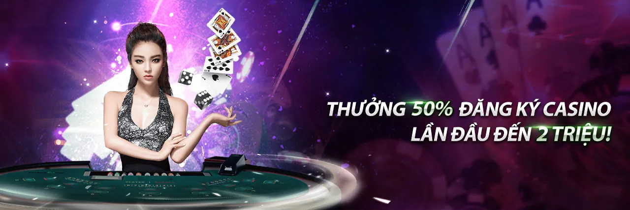 Sòng bạc trực tiếp với người chia bài chuyên nghiệp